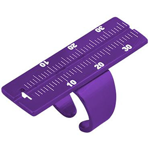 Endodontic ruler purple